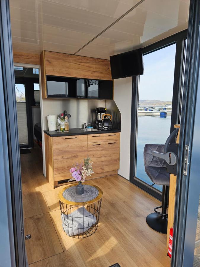 Mobiles Hausboot El'Milia Hotell Braunsbedra Eksteriør bilde