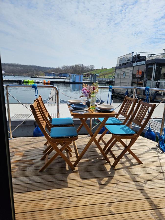 Mobiles Hausboot El'Milia Hotell Braunsbedra Eksteriør bilde