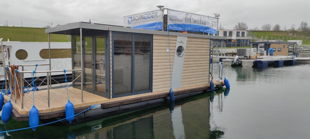 Mobiles Hausboot El'Milia Hotell Braunsbedra Eksteriør bilde